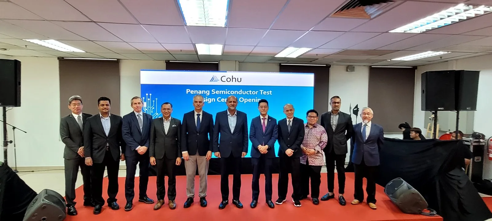 Cohu in Malaysia: Penang design centre, Melaka factory