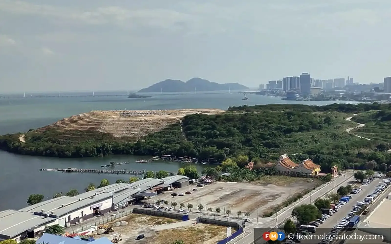 Jelutong landfill and the Karpal Singh Drive reclamation