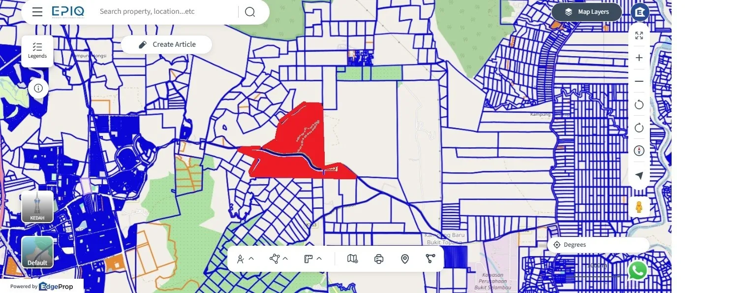 Pekat leases 470 acres in Sungai Petani for a solar farm