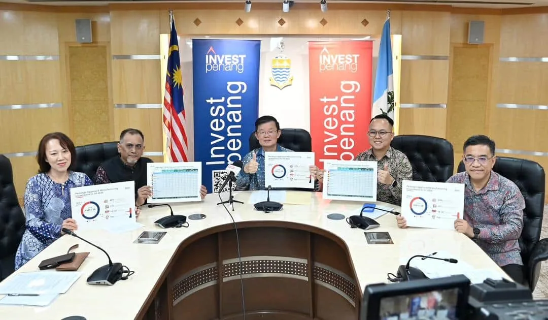 Penang approved RM17.3bil of manufacturing investment in six months — 77% of all of last year, and 69% of it is existing factories expanding