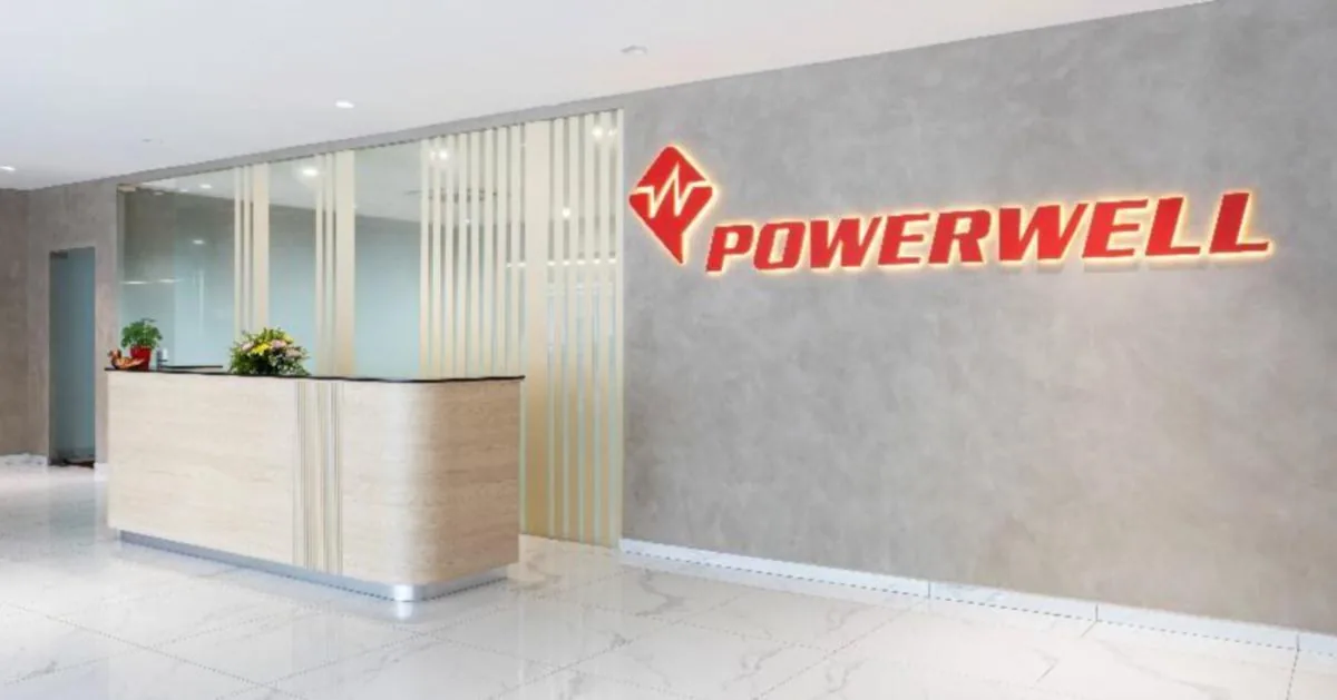 Powerwell’s headquarters lobby at Kota Kemuning, Shah Alam. Photo: Powerwell website, via New Straits Times